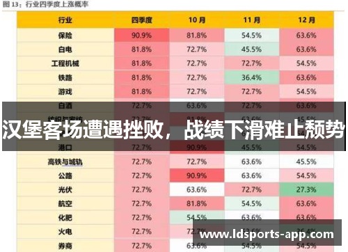 汉堡客场遭遇挫败，战绩下滑难止颓势